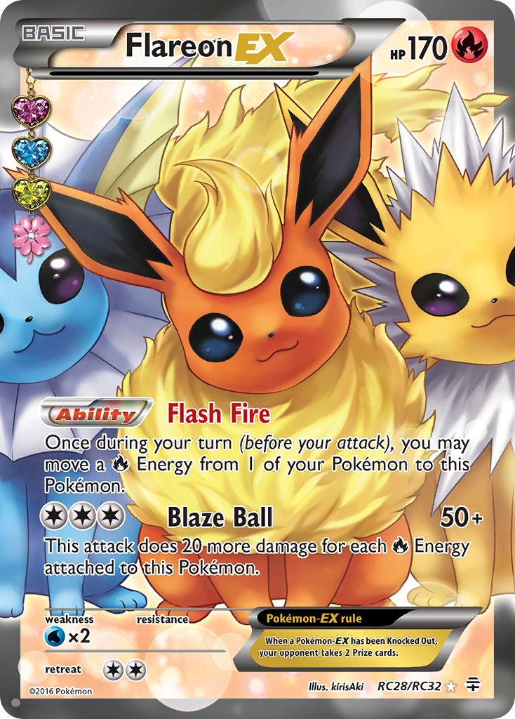 Flareon EX (RC28/RC32) [XY: Generations] | Good Games Cannington