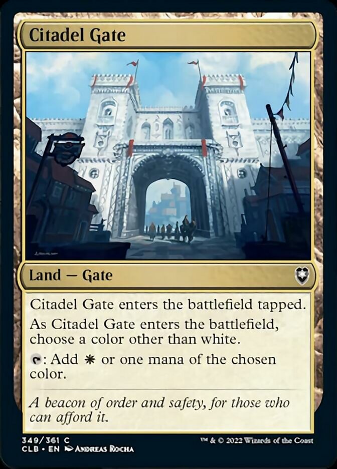 Citadel Gate [Commander Legends: Battle for Baldur's Gate] | Good Games Cannington