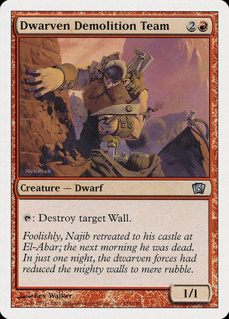 Dwarven Demolition Team [Eighth Edition] | Good Games Cannington