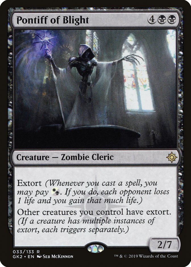 Pontiff of Blight [Ravnica Allegiance Guild Kit] | Good Games Cannington