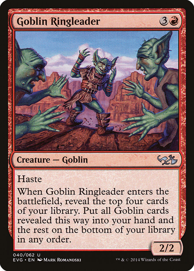Goblin Ringleader (Elves vs. Goblins) [Duel Decks Anthology] | Good Games Cannington