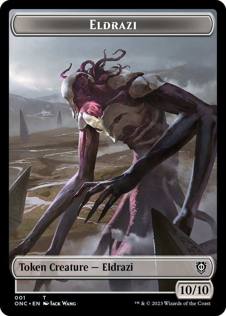 Soldier (017) // Eldrazi Double-Sided Token [Phyrexia: All Will Be One Commander Tokens] | Good Games Cannington
