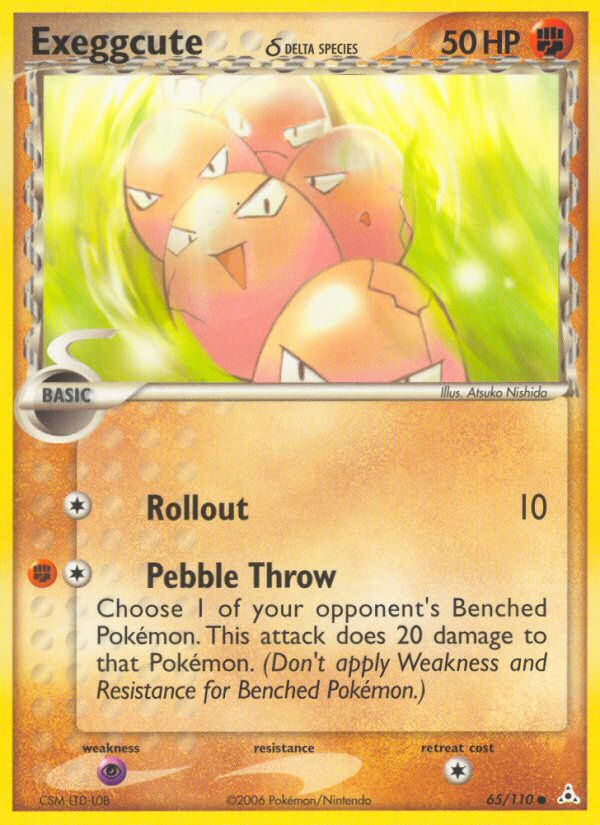 Exeggcute (65/110) (Delta Species) [EX: Holon Phantoms] | Good Games Cannington