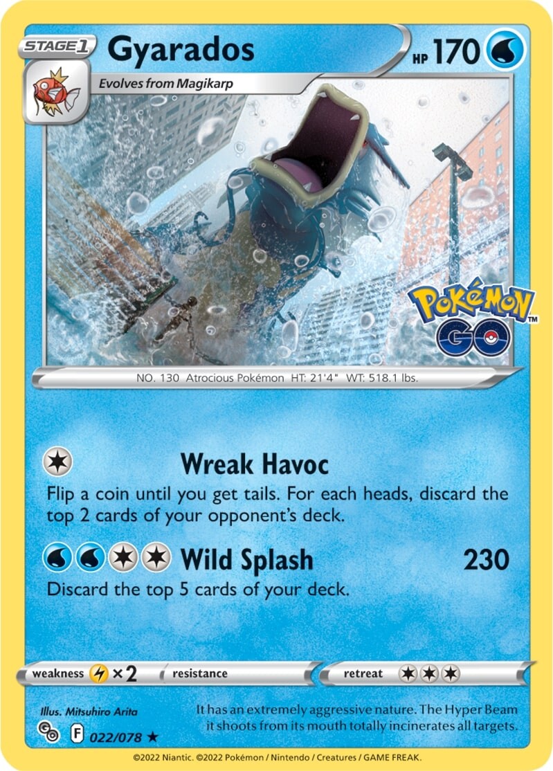 Gyarados (022/078) [Pokémon GO] | Good Games Cannington