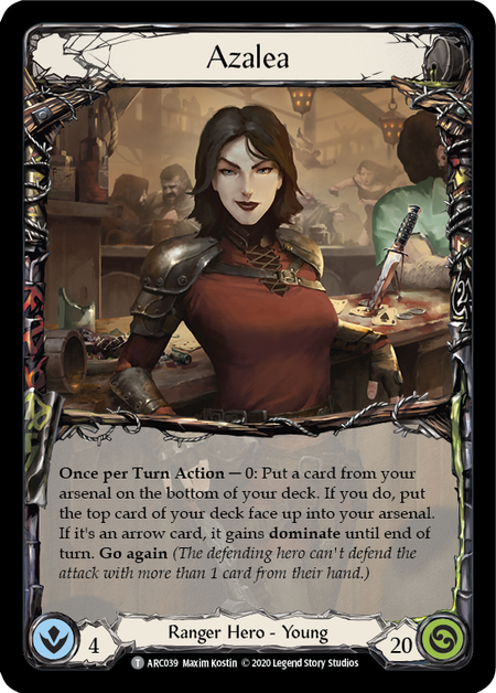Azalea // Death Dealer [U-ARC039 // U-ARC040] (Arcane Rising Unlimited)  Unlimited Normal | Good Games Cannington