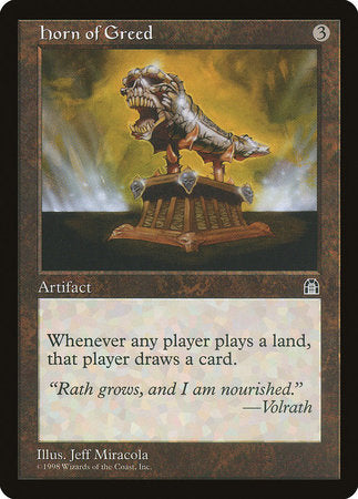 Horn of Greed [Stronghold] | Good Games Cannington