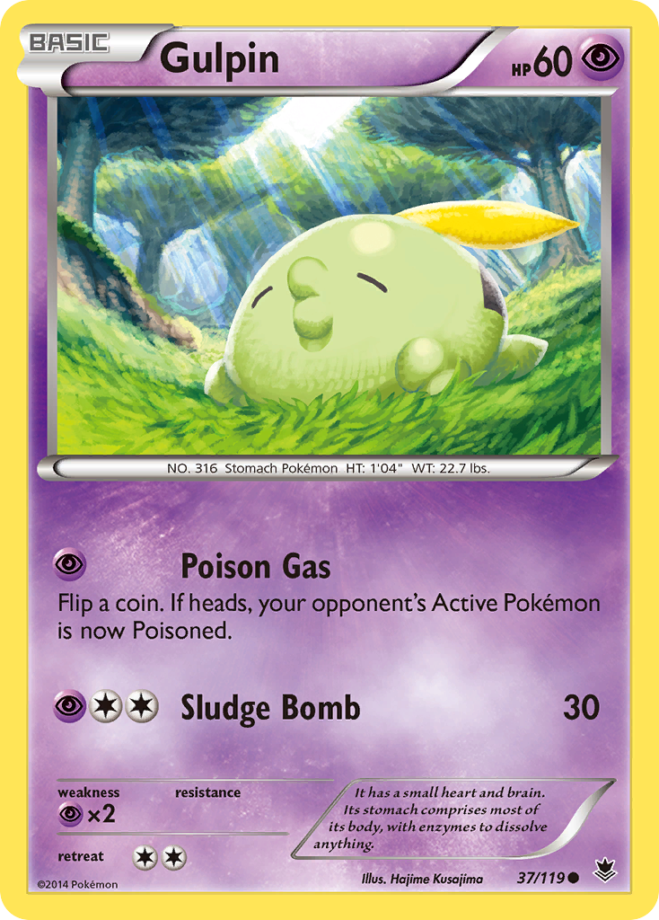 Gulpin (37/119) [XY: Phantom Forces] | Good Games Cannington