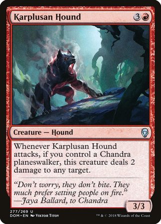 Karplusan Hound [Dominaria] | Good Games Cannington