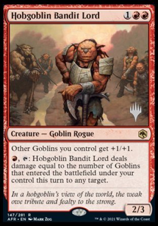Hobgoblin Bandit Lord (Promo Pack) [Dungeons & Dragons: Adventures in the Forgotten Realms Promos] | Good Games Cannington