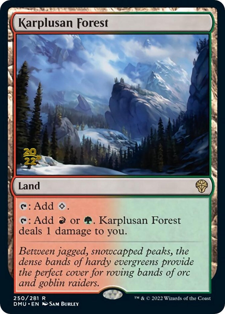 Karplusan Forest [Dominaria United Prerelease Promos] | Good Games Cannington