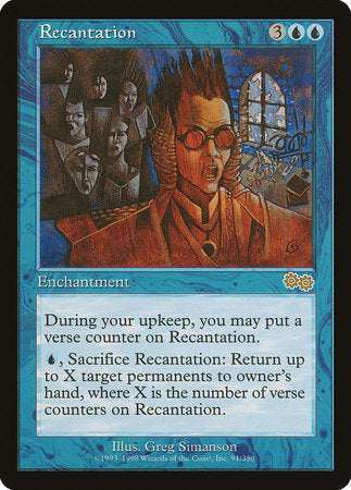 Recantation [Urza's Saga] | Good Games Cannington