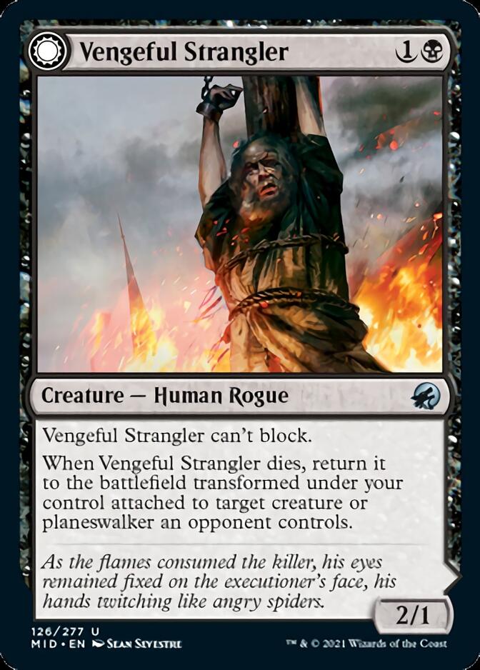 Vengeful Strangler // Strangling Grasp [Innistrad: Midnight Hunt] | Good Games Cannington