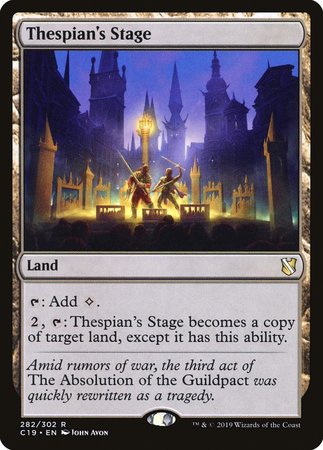 Thespian's Stage [Commander 2019] | Good Games Cannington