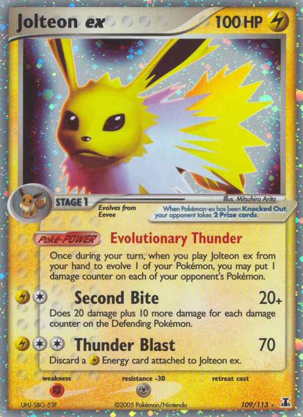 Jolteon ex (109/113) [EX: Delta Species] | Good Games Cannington