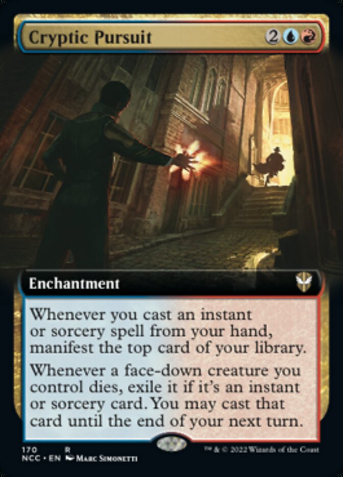 Cryptic Pursuit (Extended Art) [Streets of New Capenna Commander] | Good Games Cannington