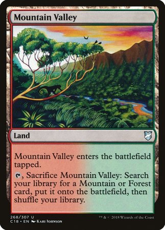 Mountain Valley [Commander 2018] | Good Games Cannington