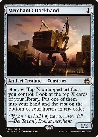 Merchant's Dockhand [Aether Revolt] | Good Games Cannington