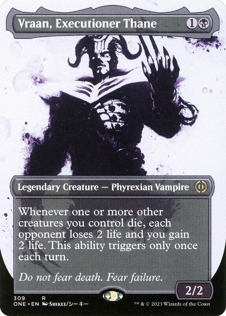 Vraan, Executioner Thane (Borderless Ichor) [Phyrexia: All Will Be One] | Good Games Cannington