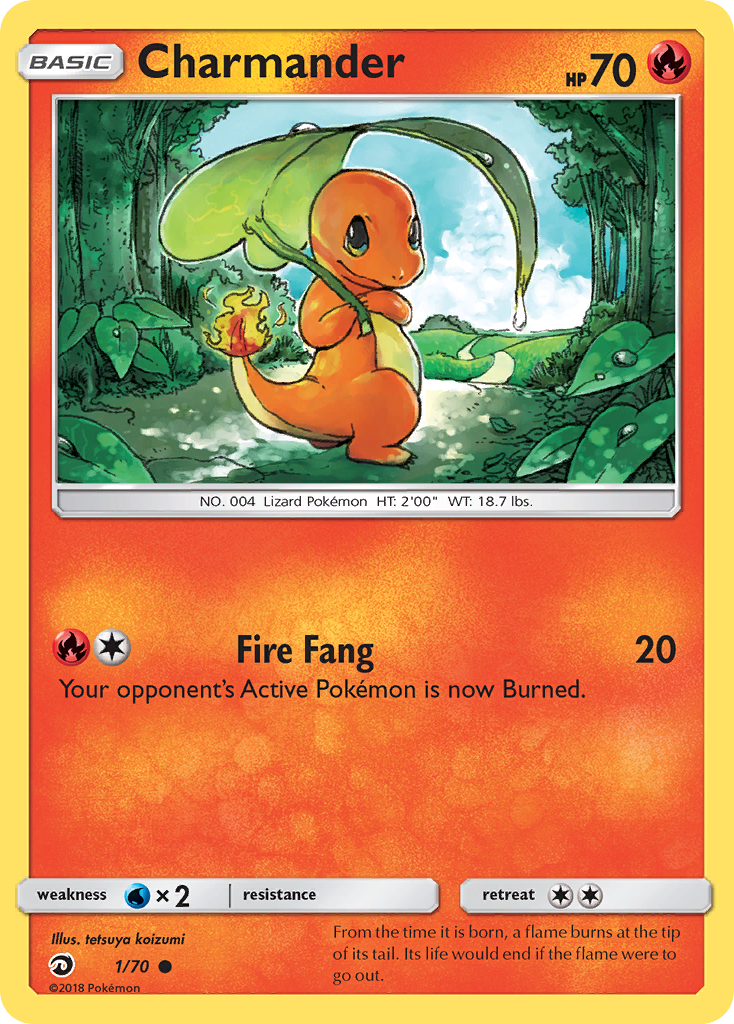 Charmander (1/70) [Sun & Moon: Dragon Majesty] | Good Games Cannington