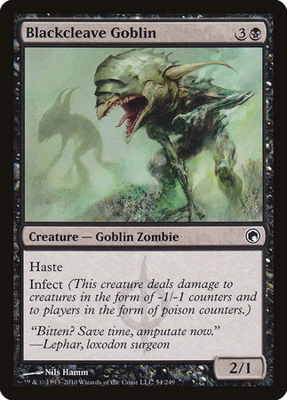 Blackcleave Goblin [Scars of Mirrodin] | Good Games Cannington