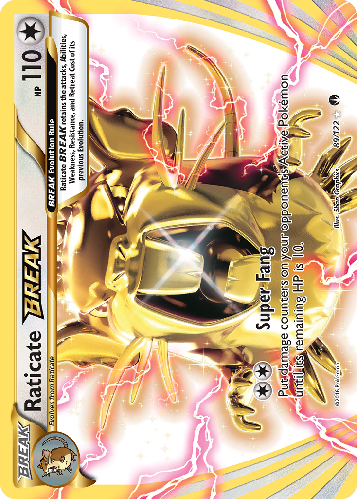 Raticate BREAK (89/122) [XY: BREAKpoint] | Good Games Cannington