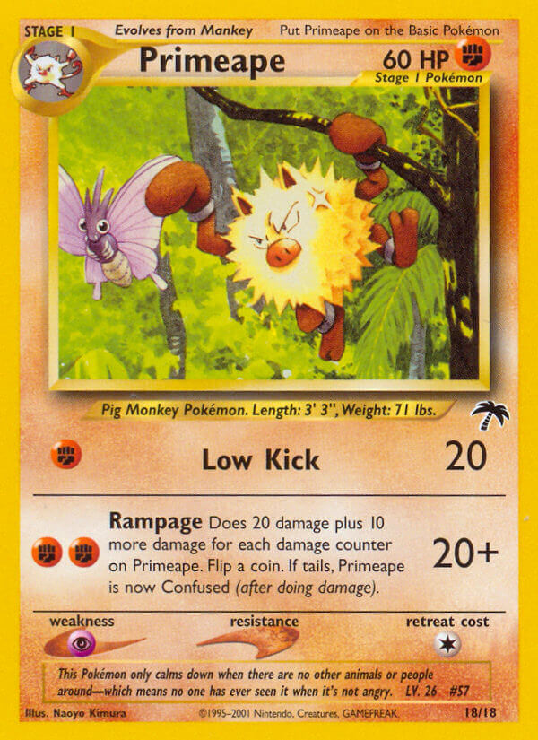 Primeape (18/18) [Southern Islands] | Good Games Cannington