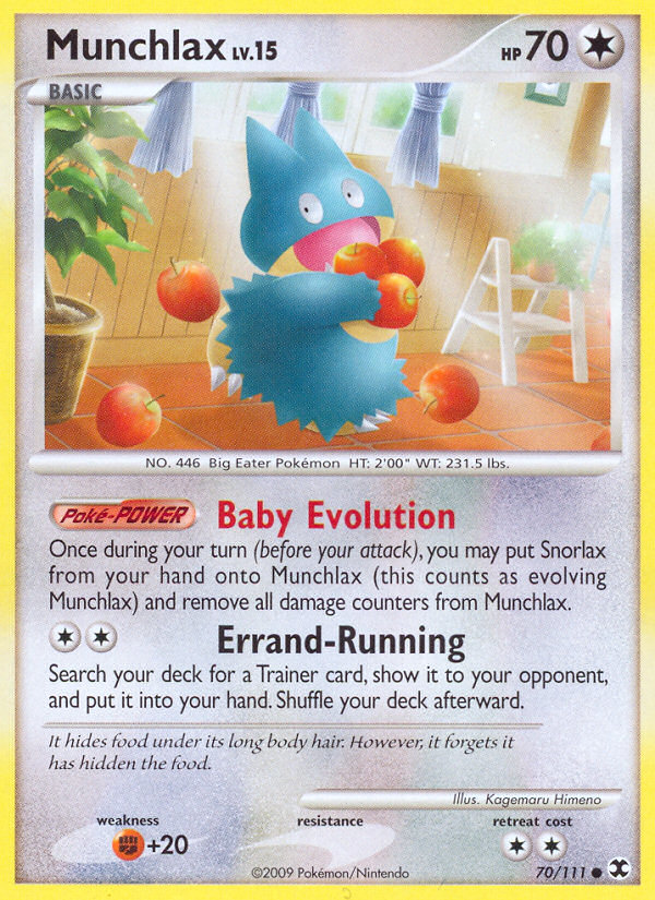 Munchlax (70/111) [Platinum: Rising Rivals] | Good Games Cannington