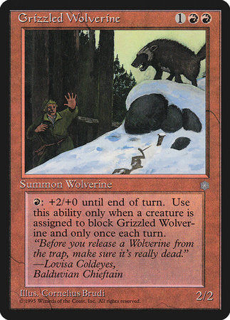 Grizzled Wolverine [Ice Age] | Good Games Cannington
