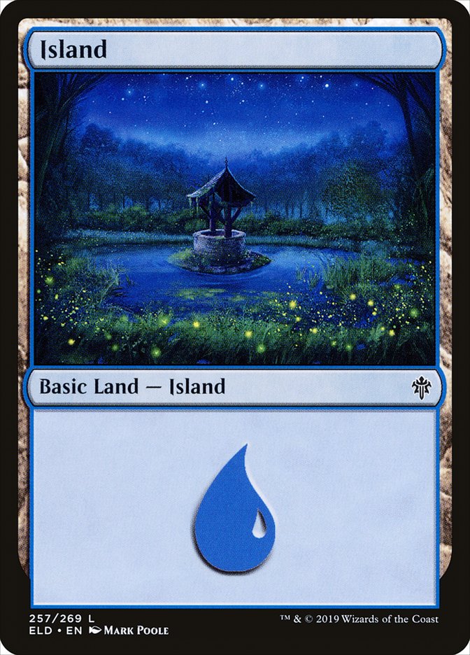 Island (257) [Throne of Eldraine] | Good Games Cannington