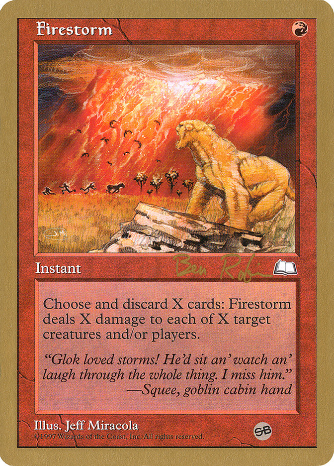 Firestorm (Brian Selden) [World Championship Decks 1998] | Good Games Cannington