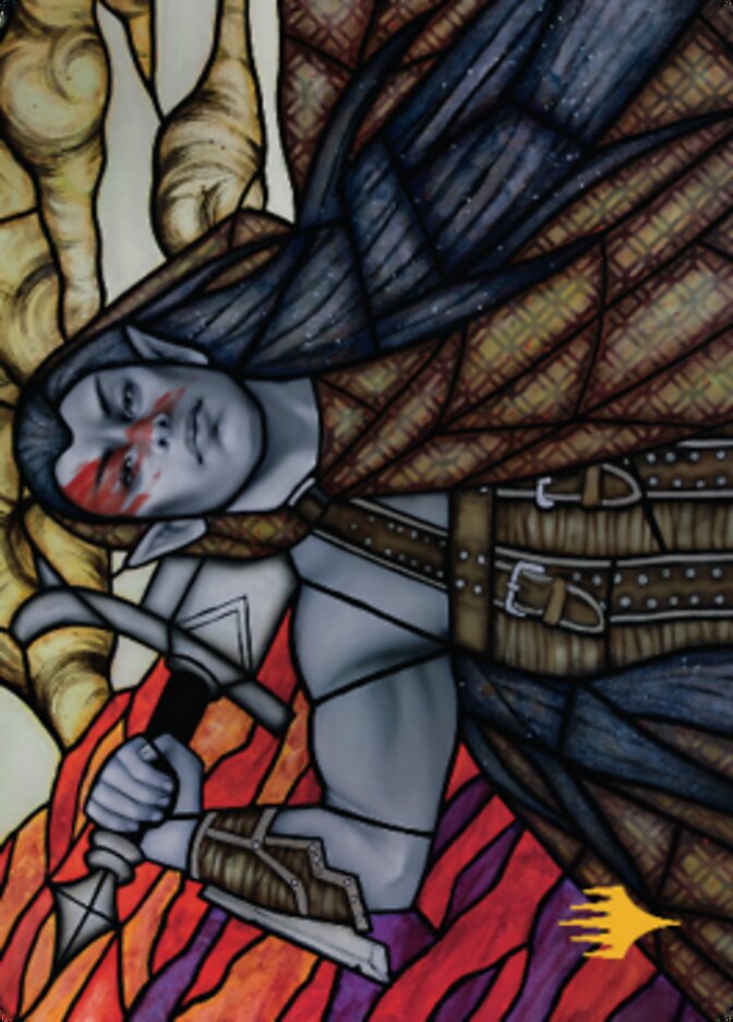 Radha, Coalition Warlord Art Card (Gold-Stamped Signature) [Dominaria United Art Series] | Good Games Cannington