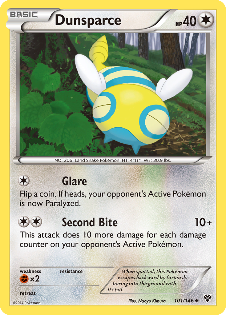 Dunsparce (101/146) [XY: Base Set] | Good Games Cannington