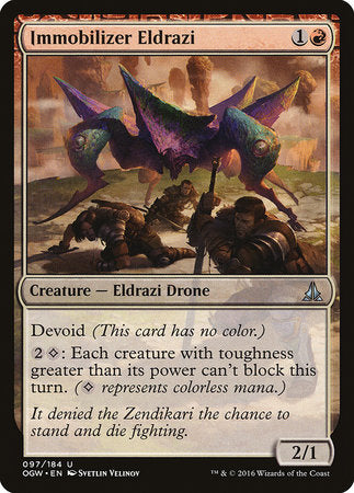 Immobilizer Eldrazi [Oath of the Gatewatch] | Good Games Cannington