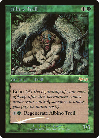 Albino Troll [Friday Night Magic 2002] | Good Games Cannington
