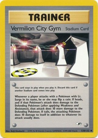Vermilion City Gym (120/132) [Gym Heroes Unlimited] | Good Games Cannington