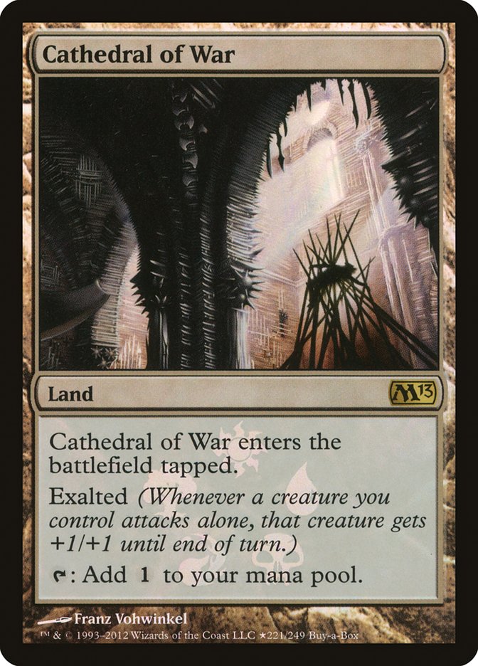 Cathedral of War (Buy-A-Box) [Magic 2013 Promos] | Good Games Cannington