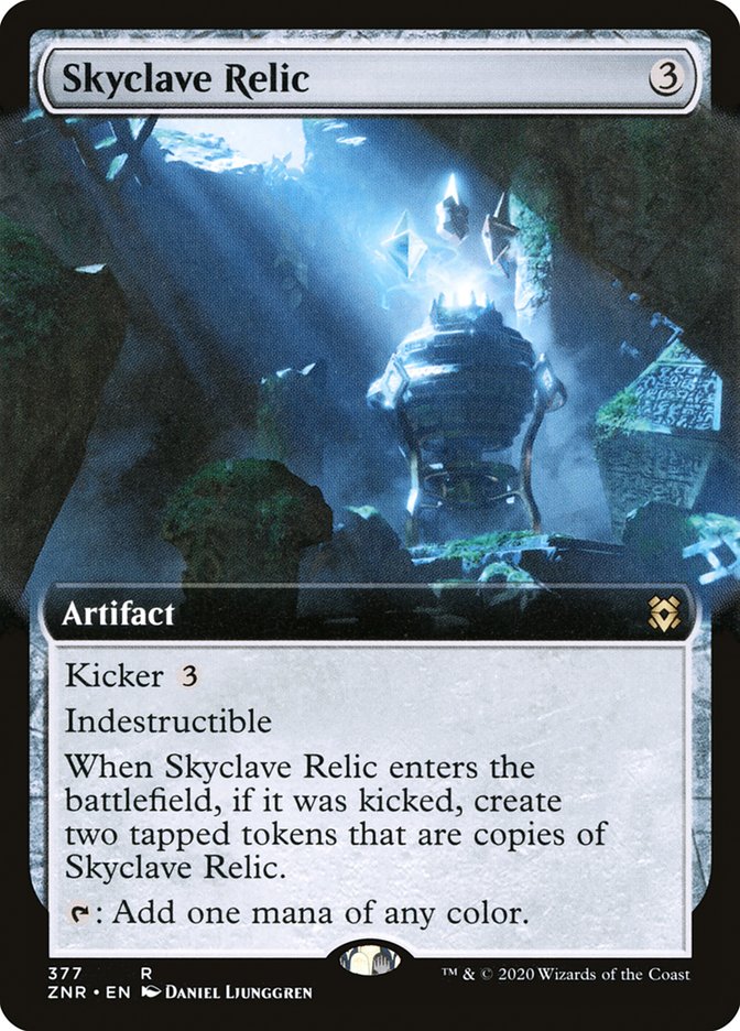 Skyclave Relic (Extended Art) [Zendikar Rising] | Good Games Cannington