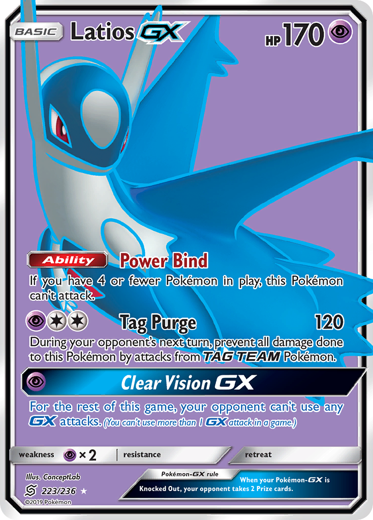Latios GX (223/236) [Sun & Moon: Unified Minds] | Good Games Cannington