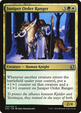 Juniper Order Ranger [Conspiracy: Take the Crown] | Good Games Cannington
