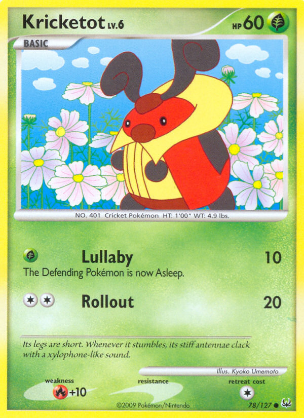 Kricketot (78/127) [Platinum: Base Set] | Good Games Cannington