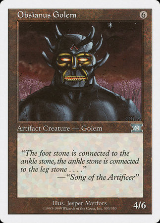 Obsianus Golem [Classic Sixth Edition] | Good Games Cannington
