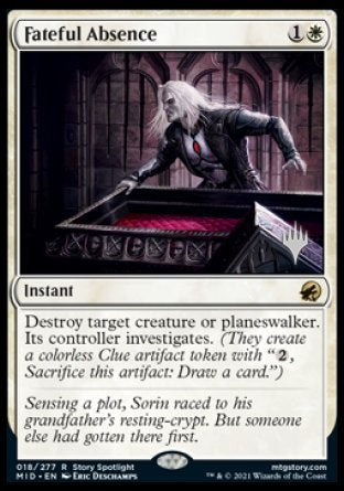 Fateful Absence (Promo Pack) [Innistrad: Midnight Hunt Promos] | Good Games Cannington