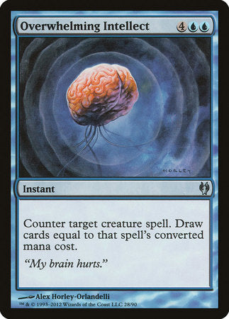 Overwhelming Intellect [Duel Decks: Izzet vs. Golgari] | Good Games Cannington