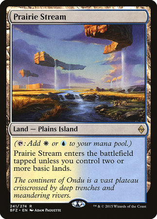 Prairie Stream [Battle for Zendikar] | Good Games Cannington