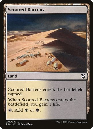 Scoured Barrens [Commander 2018] | Good Games Cannington
