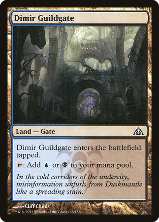 Dimir Guildgate [Dragon's Maze] | Good Games Cannington