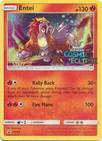 Entei (SM219) (Staff Prerelease Promo) [Sun & Moon: Black Star Promos] | Good Games Cannington