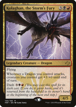 Kolaghan, the Storm's Fury [Fate Reforged] | Good Games Cannington