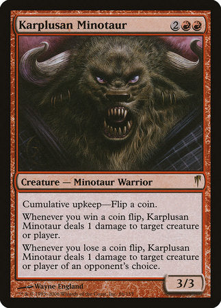 Karplusan Minotaur [Coldsnap] | Good Games Cannington