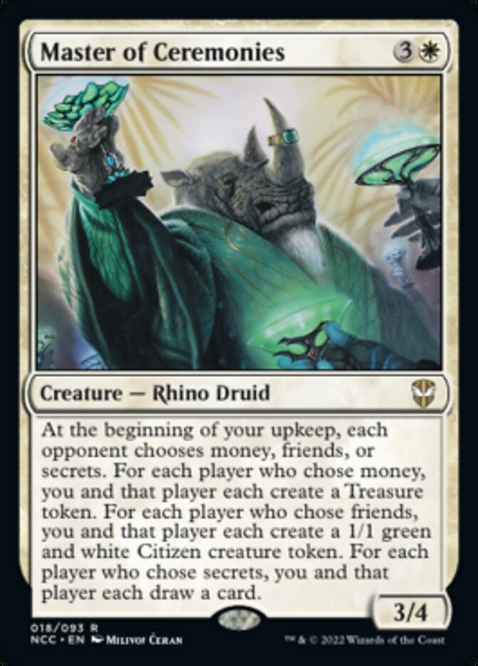 Master of Ceremonies [Streets of New Capenna Commander] | Good Games Cannington